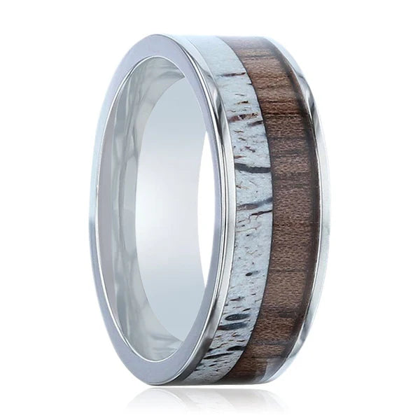 DARBY | Silver Titanium Ring