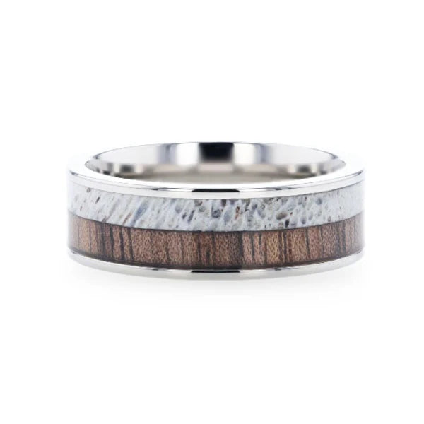 DARBY | Silver Titanium Ring