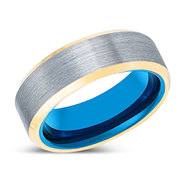 GENESIS | Blue Tungsten Rings
