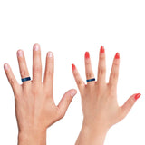 LUGANO | Blue Ring | Width Selection
