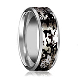 STEALTH | Tungsten Ring Engraved Digital Camouflage