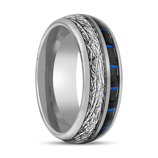 NEBULON | Silver Tungsten Ring