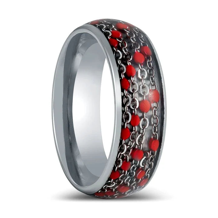 SCARLETLINK | Silver Tungsten Ring