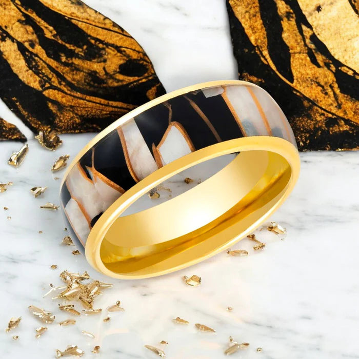 SHAVOGOLD | Gold Tungsten Ring
