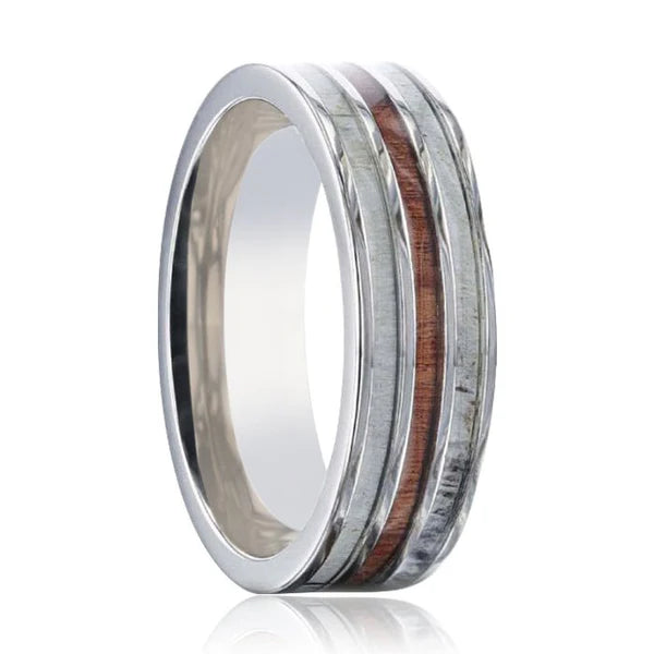 TRIPOLI | Silver Titanium Ring