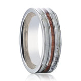 TRIPOLI | Silver Titanium Ring