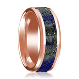 14K Rose Gold Men's Wedding Band