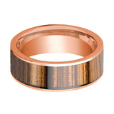 14k Rose Gold Men's Wedding Bands