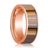 14k Rose Gold Men's Wedding Band