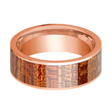 Wood Inlay Ring for Men's