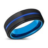 AKIYAMA | Blue Tungsten Rings