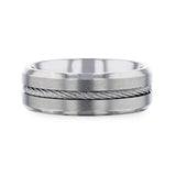 ALBERT | Silver Titanium Ring