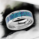 ANDROMEDA | Silver Titanium Ring