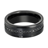 APODIS | Black Tungsten Ring. 