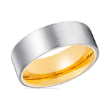 BUMBLE | Gold Ring, Silver Tungsten Rings