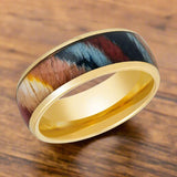 CARVEDEN | Yellow Tungsten Ring