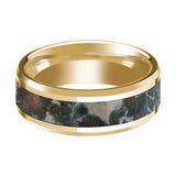  Gold Polished Wedding Band for Men's