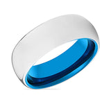 DELTA | Blue Tungsten Rings