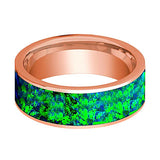  14k Rose Gold Wedding Band for Men