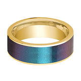 14k Yellow Gold Men's Wedding Band