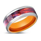 GALAXIUM | Orange Tungsten Rings