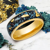 GLITSEA | Gold Tungsten Ring