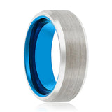 IBIZA | Blue Tungsten Rings