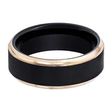 LEONARDO | Black Tungsten Rings