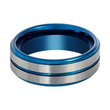 MAXTOM | Blue Tungsten Rings