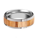 CINDER | Silver Tungsten Ring