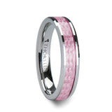 PINK | Silver Tungsten Ring