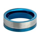 POLAR | Blue Tungsten Rings