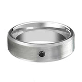 RUDRA | Silver Tungsten Ring