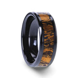 SAHARA | Ceramic Ring Sanskrit Stone Inlay