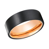 SCARLET | Rose Gold Tungsten Rings