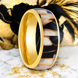 SHAVOGOLD | Gold Tungsten Ring