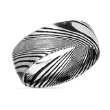 SWIRL | Silver Damascus Steel