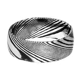 SWIRL | Silver Damascus Steel