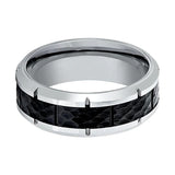 THYROS | Silver Tungsten Rings