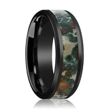 TRACE | Ceramic Ring Coprolite Fossil Inlay