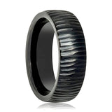 Men's Black Tungsten Wedding Band