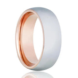 Two-Tone Men's Tungsten Wedding Band