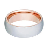 Two-Tone Men's Tungsten Wedding Bands