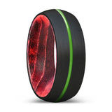 WAYDE | Black & Red Wood