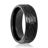 AEROBITS | Hammered Tungsten Ring