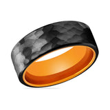 APRICOT | Tungsten Ring Orange Inside