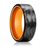 APRICOT | Tungsten Ring Orange Inside