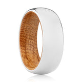 BRAVERY | Tungsten Ring Whiskey Barrel Wood