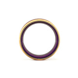 LYNX | Purple Aluminum Ring Red Groove Gold Beveled Edges
